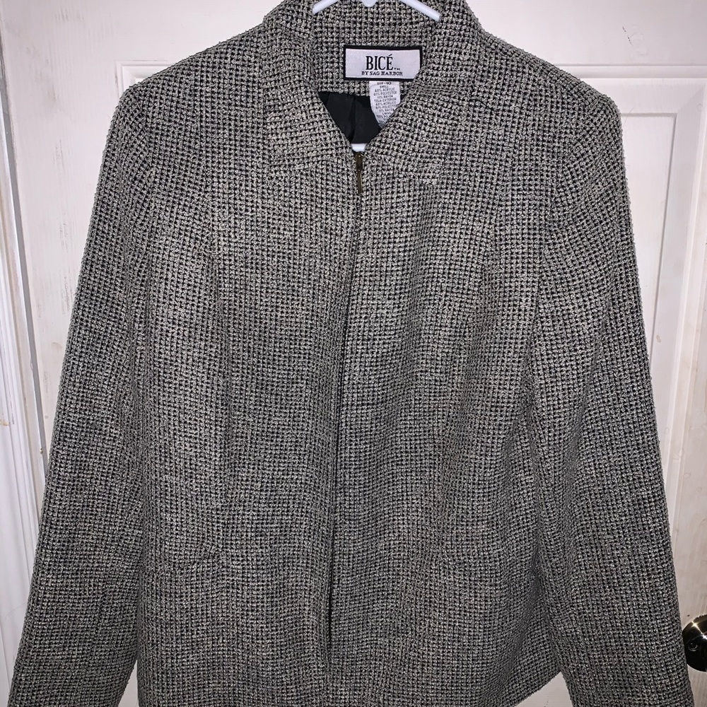 BICE by Sag Harbor Women’s Zip Up Blazer